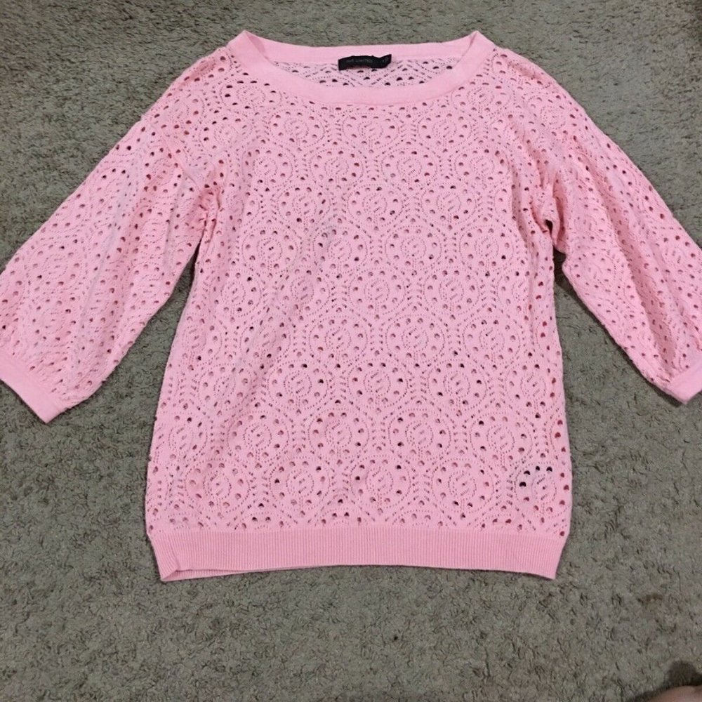 The Limited Women's Pink Knit Sweater Size S